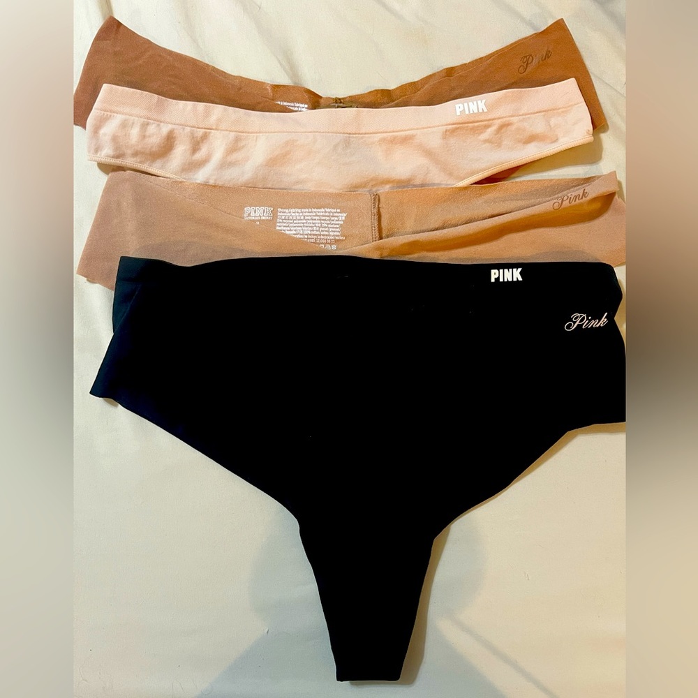 NWT 5 VS Pink Thongs